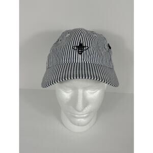 Lily Grace Bee Logo Stripe Hat NWT